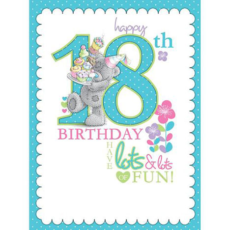 18th Birthday Luxury Me to You Bear Boxed Card £9.99